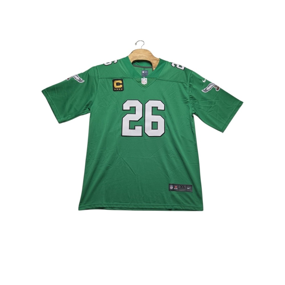 Nike Saquon Barkley Fan Version Jersey #26 Kelly Green Philadelphia Eagles XL